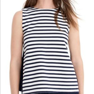 J. Crew Bow-Back Sleeveless Top